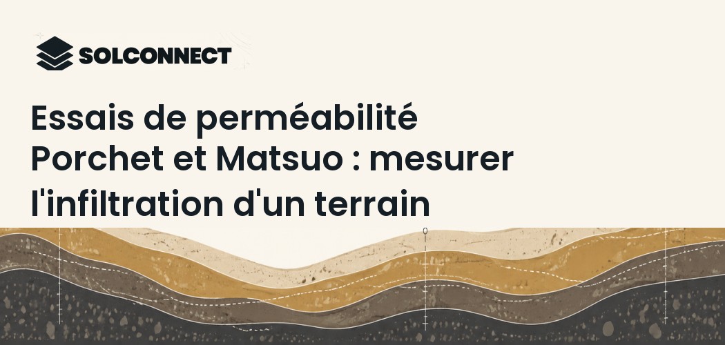 Essais de perméabilité Porchet et Matsuo : mesurer l'infiltration d'un terrain