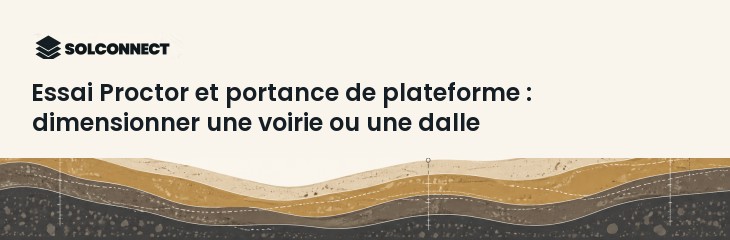 Essai Proctor et portance de plateforme : dimensionner une voirie ou une dalle