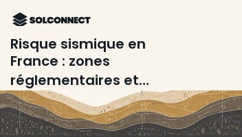 Risque sismique en France : zones réglementaires et incidence sur les fondations